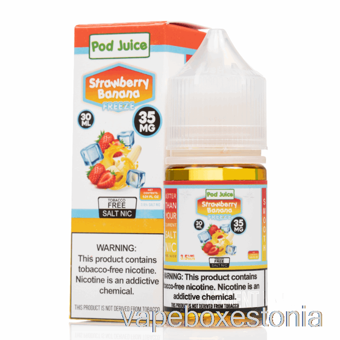 Vape Box Estonia Freeze Maasika Banaan - Kauna Mahl - 30ml 35mg